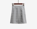 Dames geruite minirok A981 2