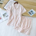 Dames geruite pyjama P2591 2