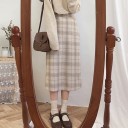 Dames geruite rok G44 1