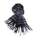 Dames gestreepte sjaal 220 x 50 cm Zachte imitatie van kasjmier van polyester Elegante warme winteraccessoire Stijlvolle dames sjaal voor elke 9
