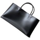 Dames grote shopper tas van kunstleer Handtas met twee handvaten Open bovenkant Glad oppervlak Afmetingen 35 x 19 x 10 cm 1