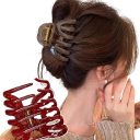 Dames haarspeld 9 x 5 cm Elegante stevige haarspeld glanzend ontwerp Sterke grip voor snelle haarverzameling Stijlvolle accessoire 2