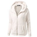 Dames harige hoodie 3
