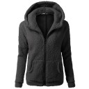 Dames harige hoodie 3