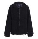 Dames harige jas J2325 8