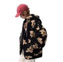 Dames harige sweatshirt P1917 3