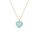 Dames hart ketting G821 4