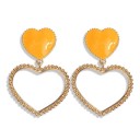 Dames hart oorbellen G918 16
