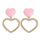 Dames hart oorbellen G918 8
