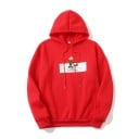 Dames hoodie met capuchon en plantmotief op de borst Koord om aan te trekken Afhangende schouders Ribgebreide manchetten en onderrand 3