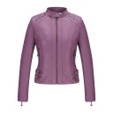 Dames imitatie leren jas P1541 3