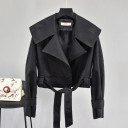 Dames imitatie leren jas P1713 2