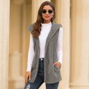 Dames imitatiebont vest P2405 1