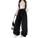 Dames Joggingbroek Effen met Zakken Met Touwtje Materiaal Polyester Comfortabele Vrijetijdsboven voor Dagelijks Gebruik 6