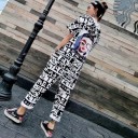Dames jumpsuit met capuchon 4
