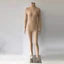 Dames jumpsuit met coltrui en rits 11