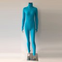 Dames jumpsuit met coltrui en rits 8