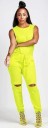 Dames jumpsuit met gaten in de knieën 16