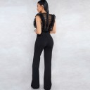 Dames jumpsuit met kant en ruches 1