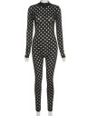 Dames jumpsuit met lange mouwen 6