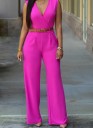 Dames jumpsuit met riem 11