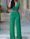 Dames jumpsuit met riem 8
