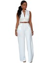 Dames jumpsuit met riem -J551 25