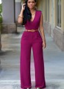 Dames jumpsuit met riem 9