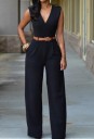 Dames jumpsuit met riem 3