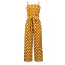 Dames jumpsuit met stippen en bandjes A2089 5