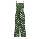 Dames jumpsuit met stippen en bandjes A2089 10