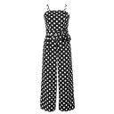 Dames jumpsuit met stippen en bandjes A2089 6