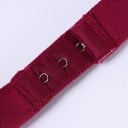 Dames kant beha met driehoekige cups Dunne verstelbare bandjes Brede onderband Haaksluiting Nylon en polyester 13