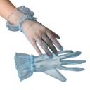 Dames kant handschoenen dun transparant ademend polyester lang sociaal elegant accessoire voor avondkleding 2