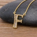 Dames ketting letter D90 6