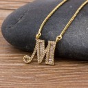 Dames ketting letter D90 13