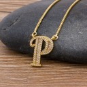 Dames ketting letter D90 16