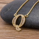 Dames ketting letter D90 17