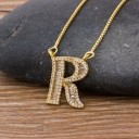 Dames ketting letter D90 18