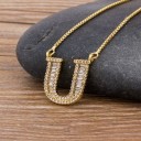 Dames ketting letter D90 21