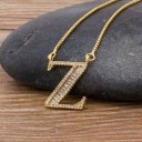 Dames ketting letter D90 26