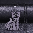 Dames ketting met hanger D192 8