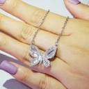 Dames ketting met hanger D417 18