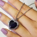 Dames ketting met hanger D417 23