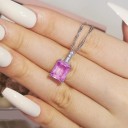 Dames ketting met hanger D417 28