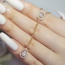 Dames ketting met hanger D417 31