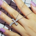 Dames ketting met hanger D417 41