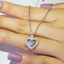 Dames ketting met hanger D417 9