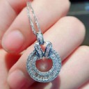 Dames ketting met hanger D417 3