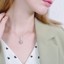 Dames ketting met hanger D658 3